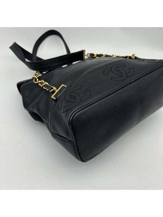 Chanel Triple Coco Backpack Caviar Leather main image 7